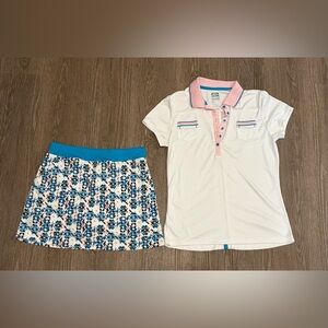 Callaway Golf Outfit Top & Bottom Sz Medium EUC